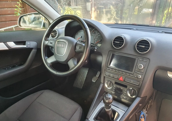 Audi A3 cena 14000 przebieg: 220000, rok produkcji 2007 z Gdańsk małe 79